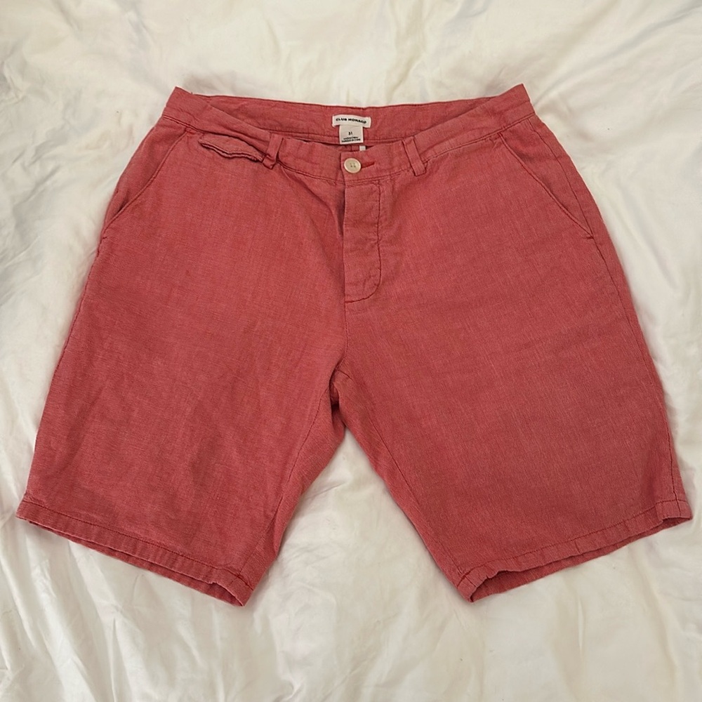 Club Monaco Linen Blend Shorts